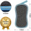 12-Pack Multi-Purpose Scrub Sponges Kitchen, Dishwashing Sponges (Blue) 2