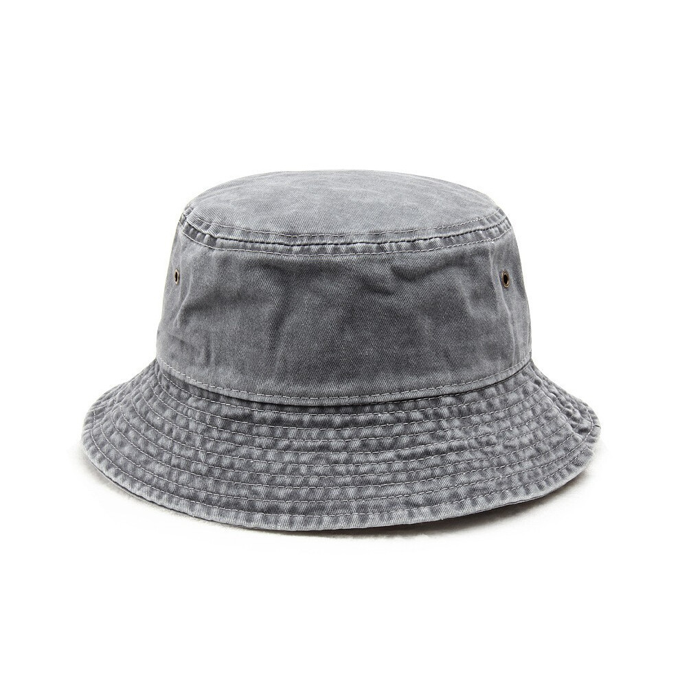 Vintage Cotton Bucket Hat Washed Retro Outdoor Fishing Sun Hat