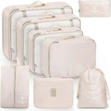 Packing Cubes for Business Trips, Various Sizes Travel Accessories with Breathable Mesh, High-Quality Materials, Space Saving Luggage Organizer for
