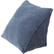 Triangle Wedge Backrest, Fluffy Soft Down Alternative Pillow Offers Ergonomic Triangular Design for Unmatched Support In Bed Or On Sofa