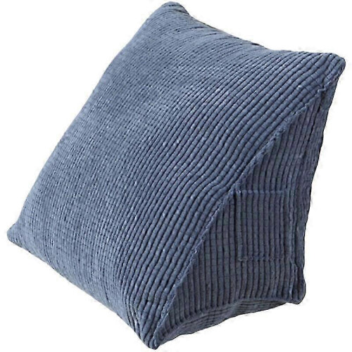 Triangle Wedge Backrest, Fluffy Soft Down Alternative Pillow Offers Ergonomic Triangular Design for Unmatched Support In Bed Or On Sofa