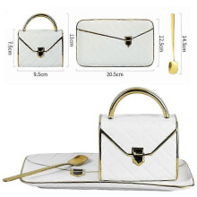 Attractive and Elegant Design, Exquisite Gift Set for Women, Novel Handbag Shaped Mugs with Proper Capacity for Drinks, Suitable for Coffee Hot