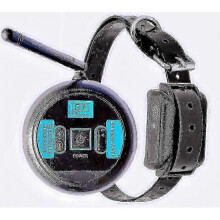 Wireless Pet Dog Fence Pupopan 588 for 3 Pet Dog Remote Control 200 Meters-waterproof-black