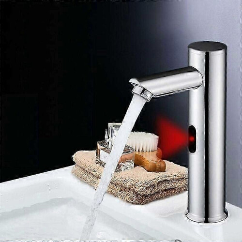 Modern Automatic Sensor Faucet, Touchless Basin Tap with Infrared Sensor, Water-Saving And Easy-To-Install, Perfect for Any Setting
