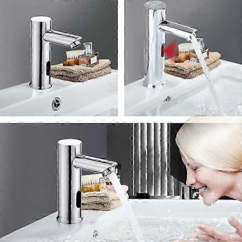 Modern Automatic Sensor Faucet, Touchless Basin Tap with Infrared Sensor, Water-Saving And Easy-To-Install, Perfect for Any Setting 1