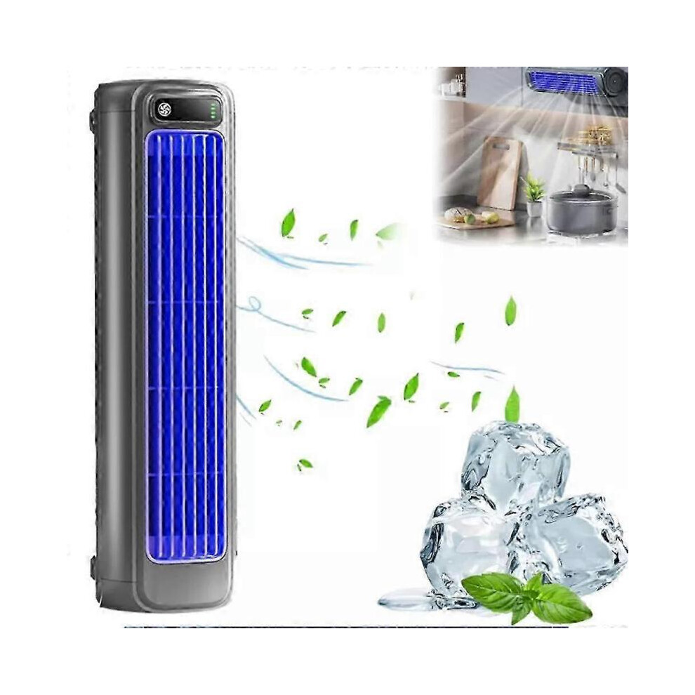 (Charging,gray)Coldeez Cooling 3.0 Vianys Cooling Ace Portable Air Conditioner Cooling Fan