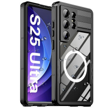 Samsung Galaxy S25 Ultra Waterproof 360-Degree Full-Body Case with Built-in Screen Protector, Shockproof, Dustproof & Snowproof