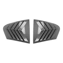 Car Louvers Shutters Blinds Cover Trim for , Carbon Fiber Pattern