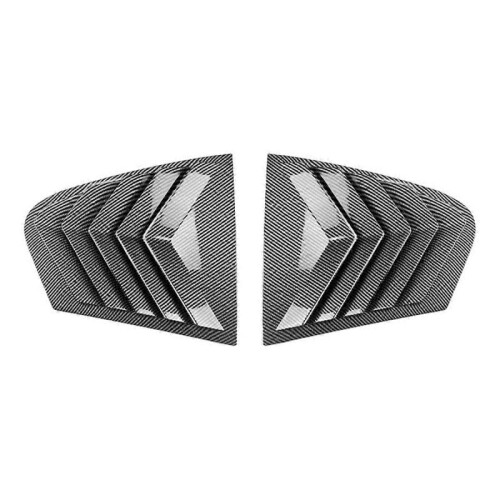 Car Louvers Shutters Blinds Cover Trim for , Carbon Fiber Pattern