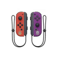 (scarlet) Joycon Wireless Controller For Nintendo Switch,Support Wake-up Function,Left Right Remote Controllers With Wrist Strap