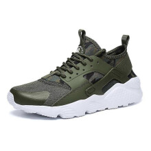 (36, Green) Men Women Sneakers Breathable Running Shoes Fashion Sport Shoes Yj1627-1