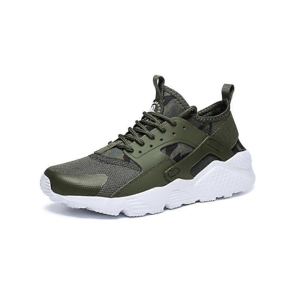 (35,Green)Men Women Sneakers Breathable Running Shoes Fashion Sport Shoes Yj1627-1
