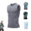 (2XL, gray) Posture Corrector Vest For Men, Ionic Shaping Sleeveless Shirt 5