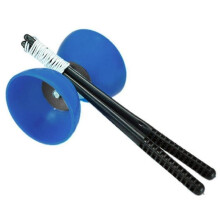 Yoyo Chinese Diabolo Toy Blue Set Juggling Toys Professional Circus Kids Bearing Sticks Skill