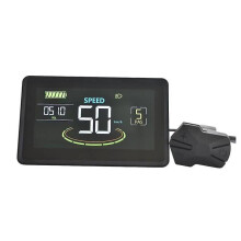 H6c Electric Bike Lcd Display Meter 24v-60v E Scooter Lcd Panel Color Screen with Usb Uart for Elec