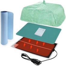 Resin Heating Pad with Timer And Lid-epoxy Resin Drying Tool Set, Resin Silicone Mold Heating Pad,resin Supplies Us Plug