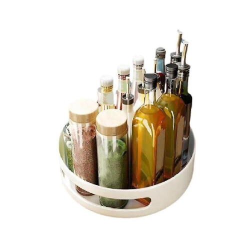 2 Packs Turntable Cupboard Organizer, Multi-functional Spice Rack for Kitchen Storage,spice Organizers Holder 2