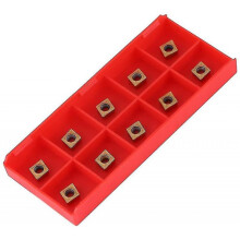 Set Of 10pcs Rotary Insert Blades Cnc Carbide Cutters Ccmt060204-hm Ybc251 Steel Threading Turning Tool for Lathes, Milling Machines