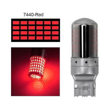 (1156 yellow) Brake Lamp Error Free Canbus 1pcs Canbus Car Led Bulbs Turn Signal Lights 1156 Ba15s P21w T20 7440 W21w Led Bulbs 3014 144smd