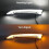 Windshield Trim Lights Windscreen Fairing Led Turn Signals Running Light for Road Glide Models - Silver & Black 5