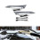 Windshield Trim Lights Windscreen Fairing Led Turn Signals Running Light for Road Glide Models - Silver & Black 2