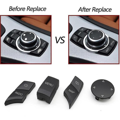 Interior Car Cic Idrive Multimedia Button Button For- X1 X5 X6 E-series E87 E90 E91 E92 E60 E84 E70 1