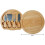 Round Cheese Board & 4 Pce Knife Serving Set 3
