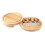 Round Cheese Board & 4 Pce Knife Serving Set 1