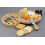 Round Cheese Board & 4 Pce Knife Serving Set 6