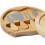 Round Cheese Board & 4 Pce Knife Serving Set 5