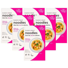 Barenaked Konjac Noodles | 6 x 250g Multipack | Low Calorie Noodles | Vegan & Gluten Free | Fat Free & Low Carb | 12 Servings