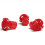 (Red) 10pcs T3 Led 1smd 12v Car Dashboard Indicator Light Interior Reading Lamp Bulbs 5