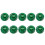 (Green) 10pcs T3 Led 1smd 12v Car Dashboard Indicator Light Interior Reading Lamp Bulbs 1