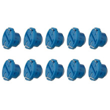 (Blue) 10pcs T3 Led 1smd 12v Car Dashboard Indicator Light Interior Reading Lamp Bulbs