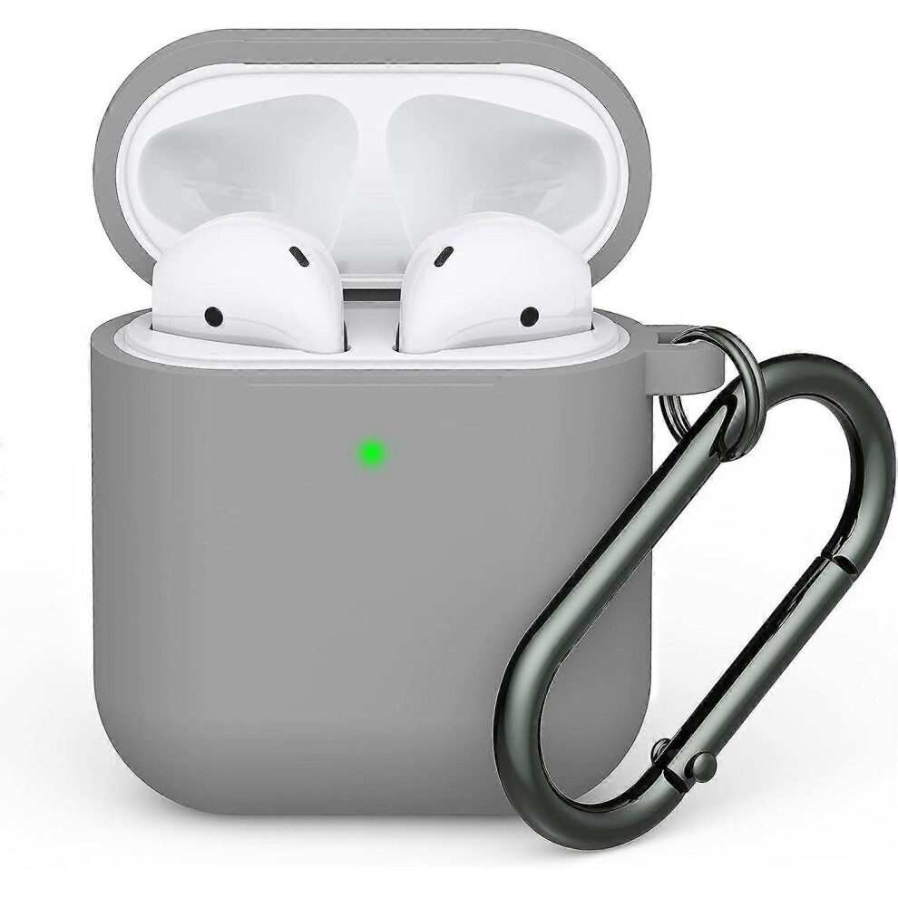 (As Show, One Size) Airpods Case Cover, Lelong Soft Silicone Protective Case Cover With Keychain For Apple Airpods 2Nd 1St Charging Case Men Women [Fr 4631466822323