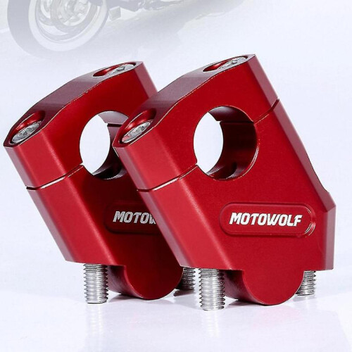 (22mm, Black) 28mm 22mm Handle Bar Clamp Motorcycle Handlebar Riser Mount- Durable From Chuai Du 2