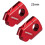 (22mm, Red) 28mm 22mm Handle Bar Clamp Motorcycle Handlebar Riser Mount- Durable From Chuai Du 2