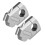 (28mm, Silver) 28mm 22mm Handle Bar Clamp Motorcycle Handlebar Riser Mount- Durable From Chuai Du 1