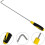 T Hook Spring Pull Hook Well Lid Lift Hooks Roller Shutter Door Hook Draw Rod for Cordless Window Blinds Shades Manhole Hook Rubber Handle Hook Shutte 3