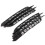 2pcs Front Fog Lamp Grille Left Right for Rs6 Style Glossy Black Replacement for A6 C7 20122015 3