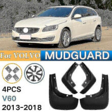 Car Mud Flaps Mudflap for Volvo V60 2013-2018 Auto Splash Guard Front Rear Mud Fenders Mudguards Car