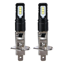 2 X H1 6000k Super Bright White 6000lm Drl Led Headlight Kit High Beam