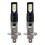 2 X H1 6000k Super Bright White 6000lm Drl Led Headlight Kit High Beam 1