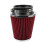 (Red) Air Filter Cone Intake Filter 76mm Car Sponge Airfilter 3'' Universal High Flow 1