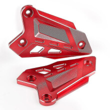 (NO LOGO Red 1) Z900 Footrest Pedal Protector For Kawasaki Z-900 Z900se Z 900 Se 2017-2023 Foot Peg Heel Plates Guard Cover