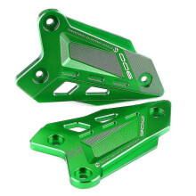 (Modeer Logo Green 1) Z900 Footrest Pedal Protector For Kawasaki Z-900 Z900se Z 900 Se 2017-2023 Foot Peg Heel Plates Guard Cover