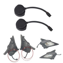 (2Pcs) Atv Headlight Light Sockets Black For Yamaha Raptor 250 350 700 Yfz450 R X Wolverine 450
