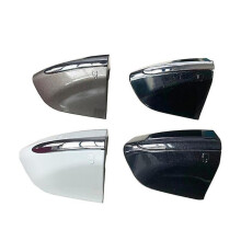 (Type A oyster gray) Car Front Left Door Handle Cover Lock Trim Cover For Ford Mondeo Mk5 2013- Edge Mk2 Taurus - F218a15