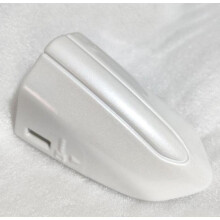 (Type A pearl white) Car Front Left Door Handle Cover Lock Trim Cover For Ford Mondeo Mk5 2013- Edge Mk2 Taurus - F218a15