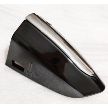 (Type B Black) Car Front Left Door Handle Cover Lock Trim Cover For Ford Mondeo Mk5 2013- Edge Mk2 Taurus - F218a15